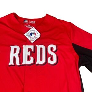 Cincinnati‎ Reds MLB Baseball Jersey Mens Large Red TX3 Cool Official Gear